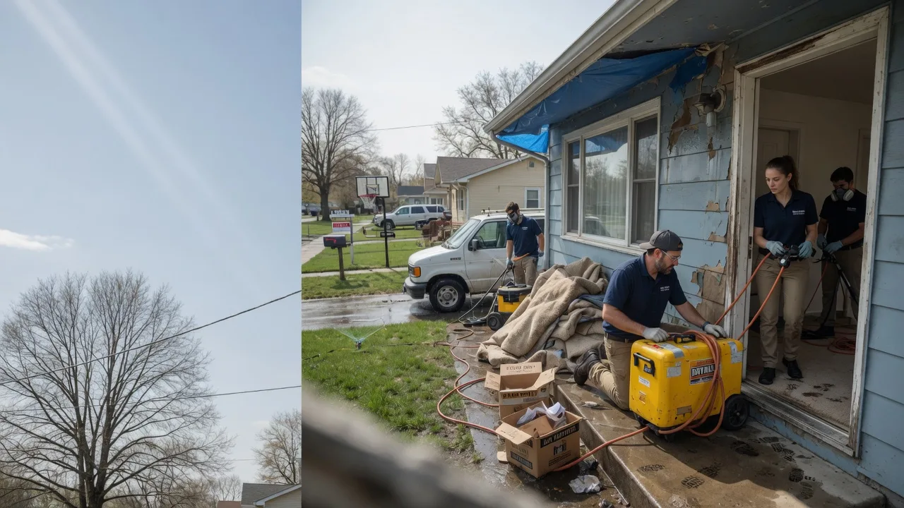 Basement Flood Cleanup in Longton, KS near me